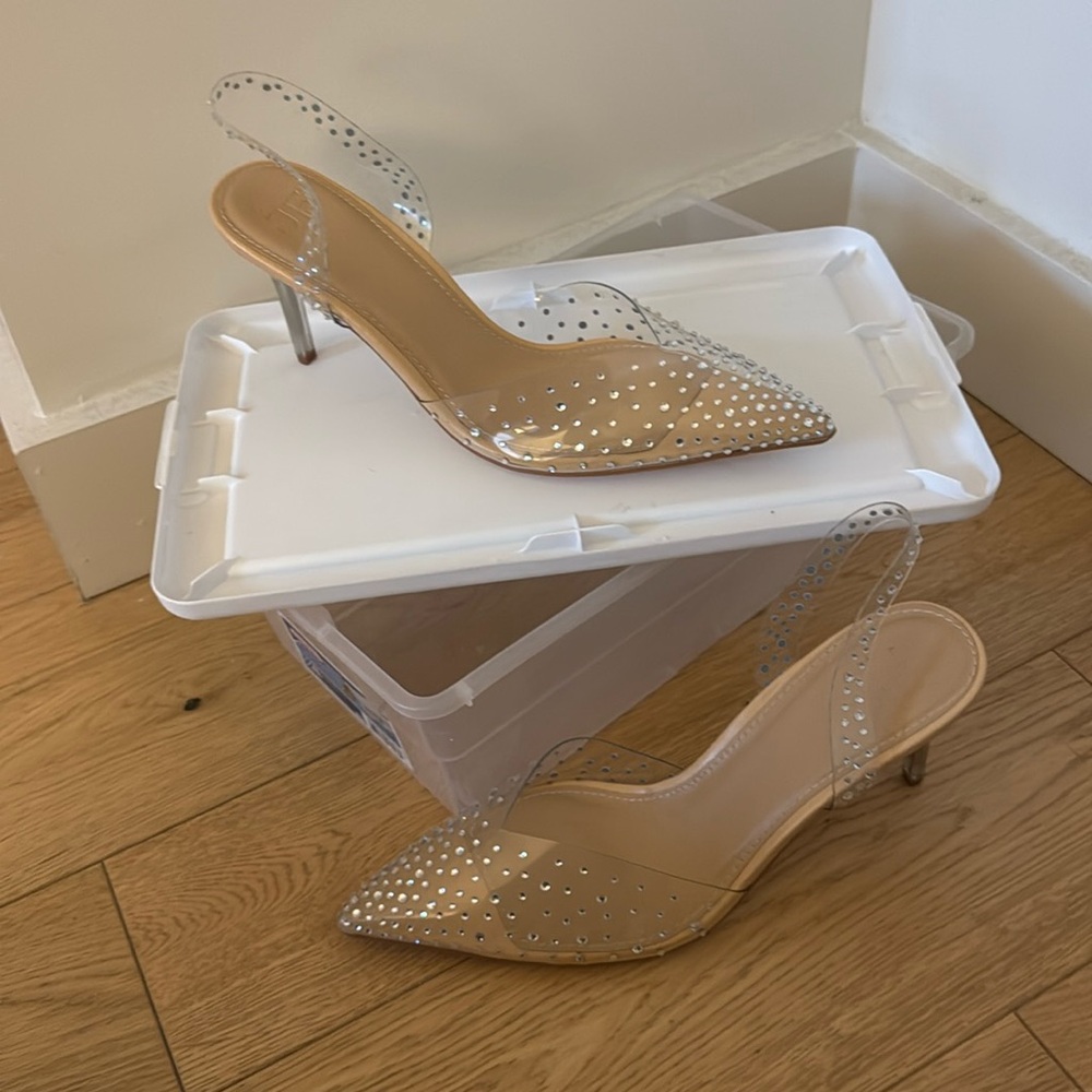 Clear/Rhinestone Swingbacks